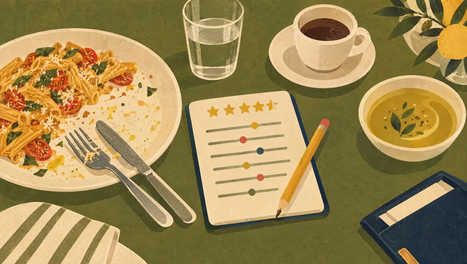 How we rate every restaurant on Outside Eats