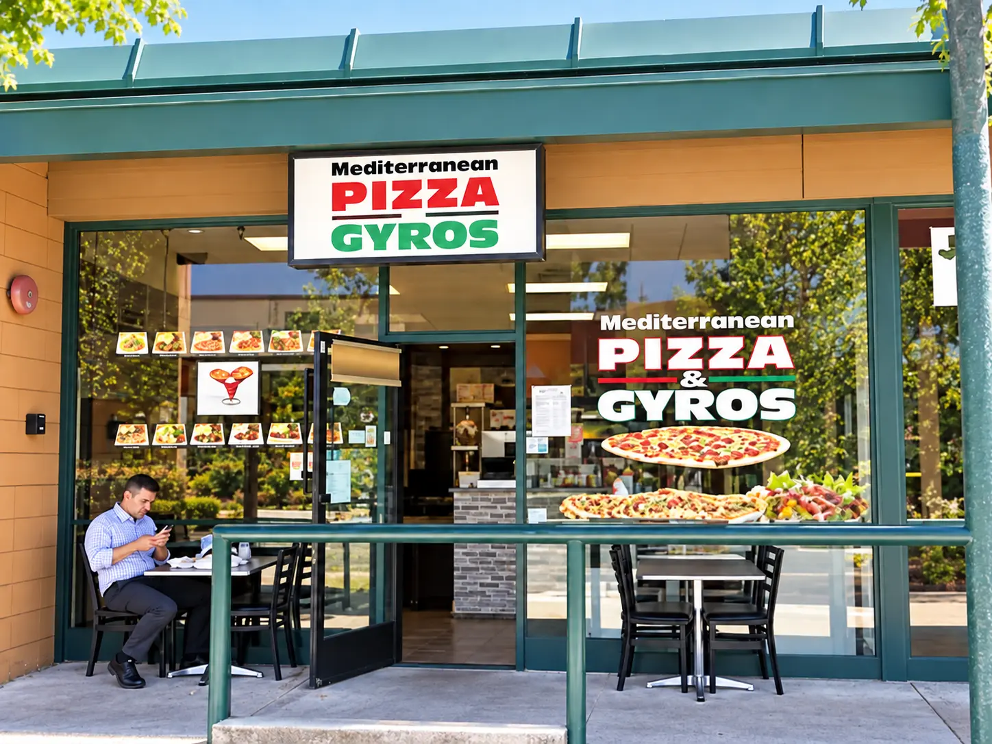 Photo of Mediterranean Pizza and Gyros restaurant in Burlingame