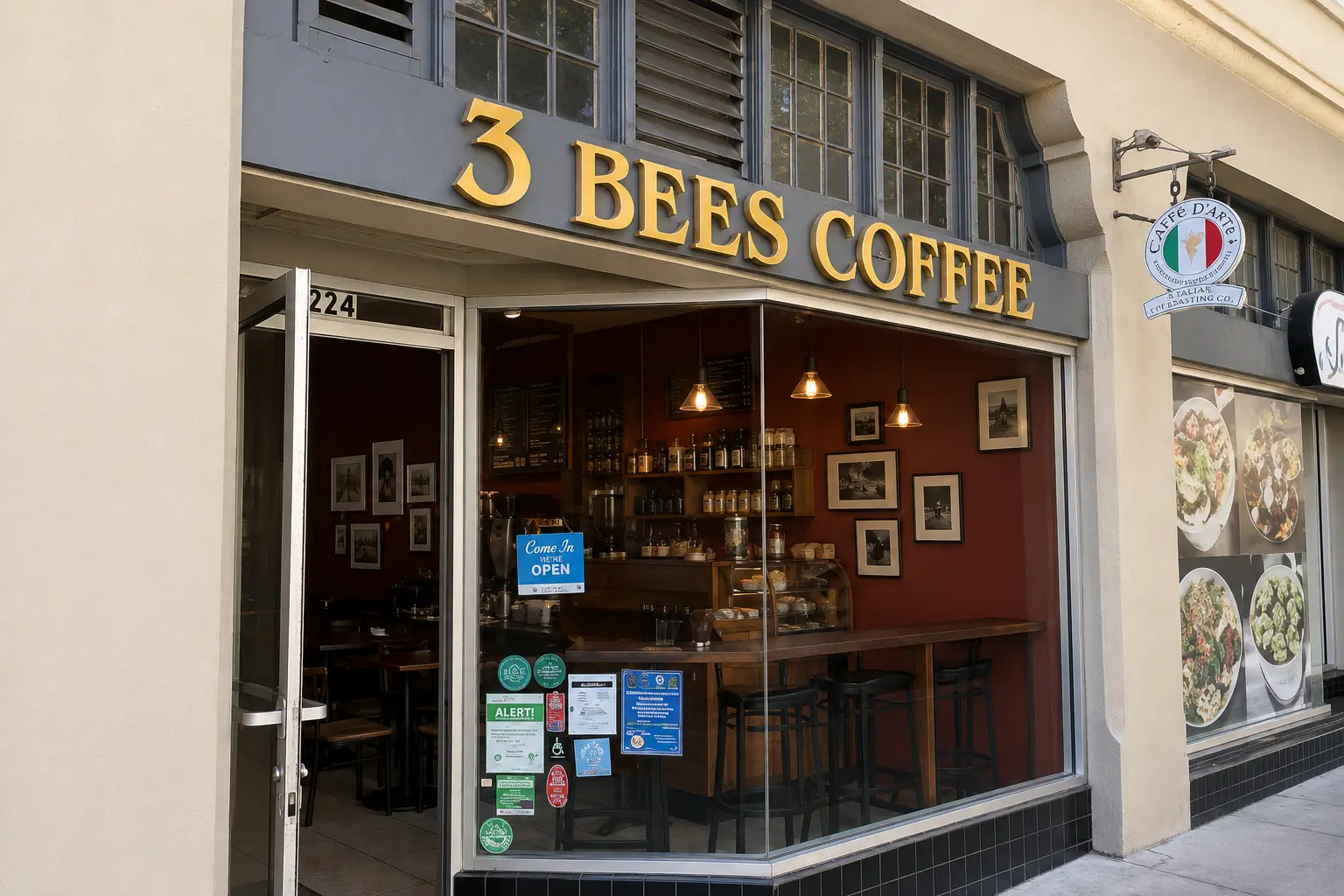 Photo of 3 Bees Coffee restaurant in San Mateo